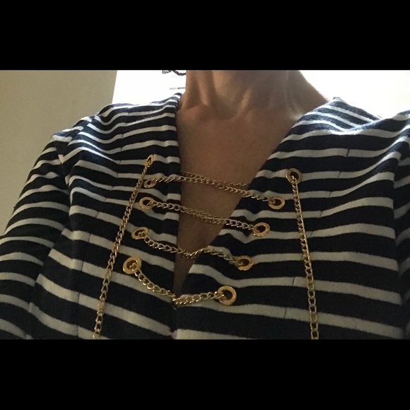 Michael Kors stripped top size Petite S - Picture 6 of 6